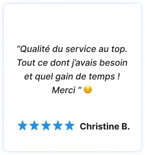 avis 5 étoiles d'un client satisfait du service Hublo. Le pressing à domicile Hublo permet un gain de temps considérable
