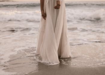 Robe de mariée de luxe nettoyée par Hublo